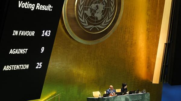 الإمارات ترحب بتصويت الأمم المتحدة لدعم عضوية كاملة لفلسطين