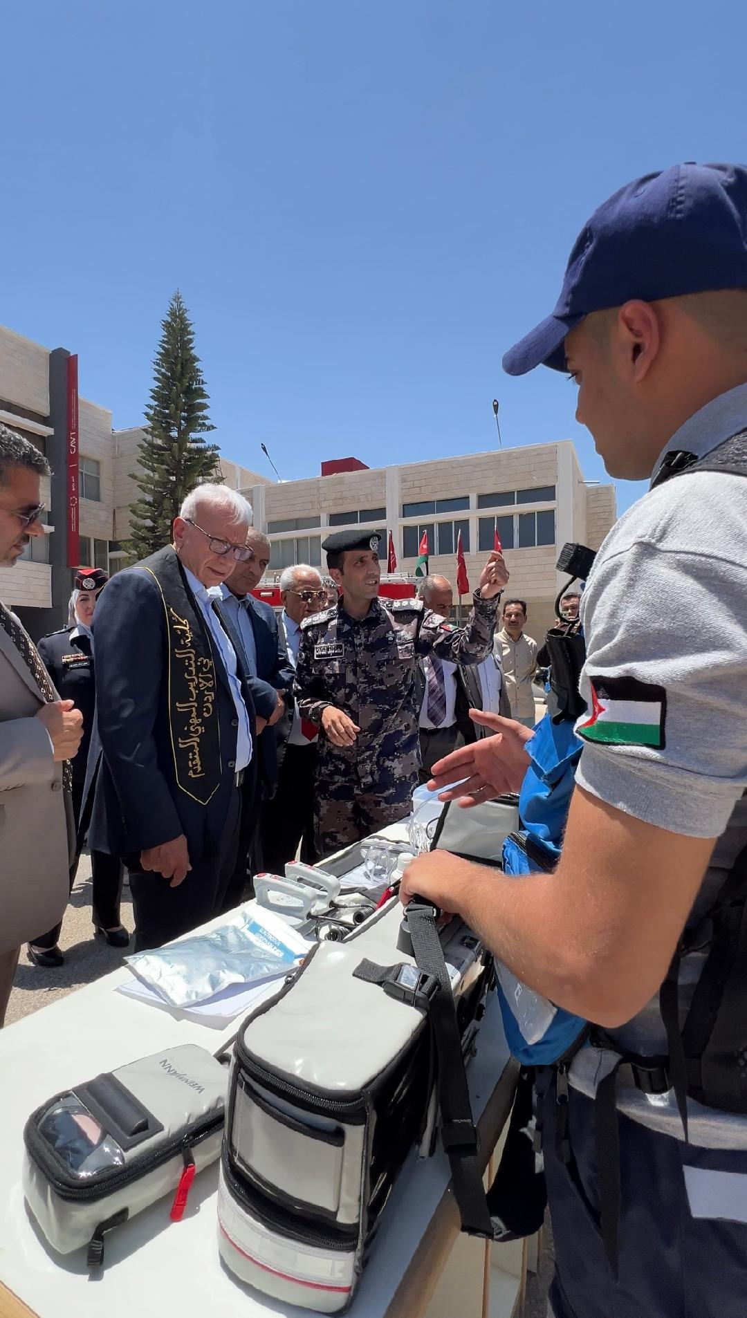الاحتفال باليوم العالمي للسلامة والصحة المهنية في كلية التدريب المهني المتقدم في الأردن/ حكما 