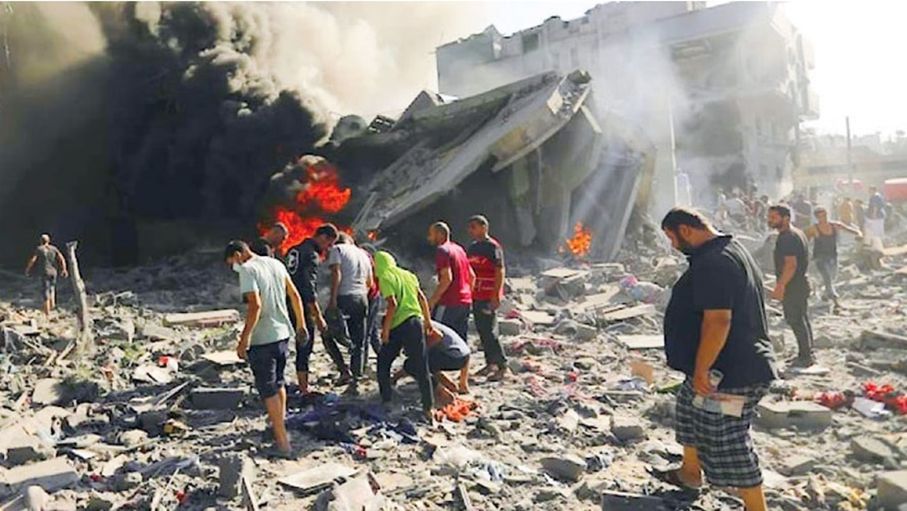 5 شهداء بقصف ليلي على غزة واستهداف للشجاعية بالمسيّرات
