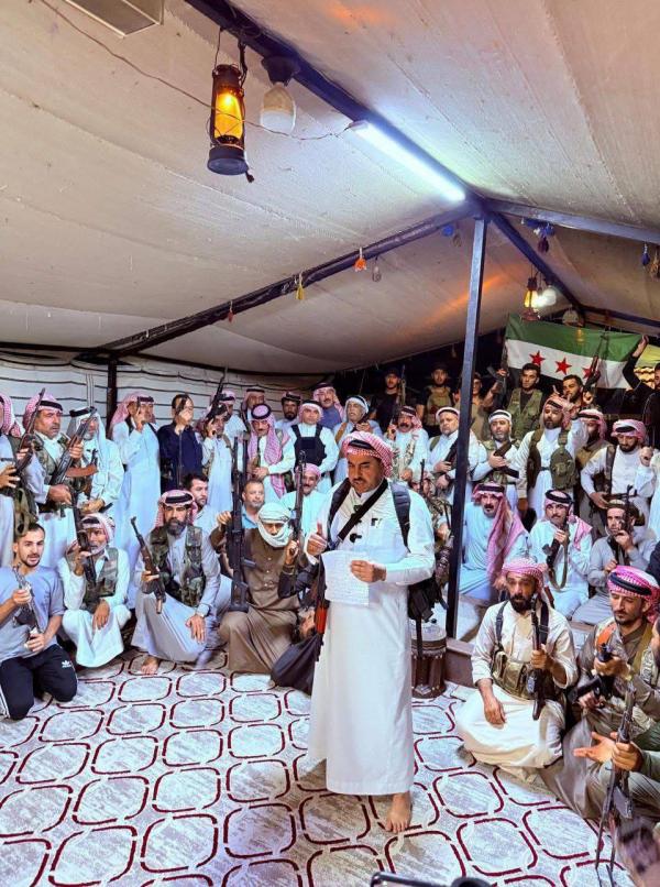 قوات عشائر سورية تعلن النفير العام وتدخل مدينة السويداء
