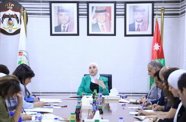 بني مصطفى تلتقي منسقة منظمة العمل الدولية في الأردن