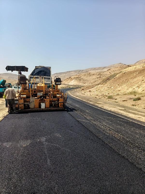 65 % نسبة الإنجاز في مشروع إعادة تأهيل طريق الطفيلة - الكرك
