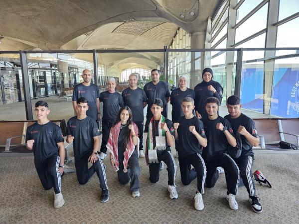 وفد كيك بوكسينغ الأردن يغادر إلى أوزبكستان للمشاركة في بطولة الأندية العالمية