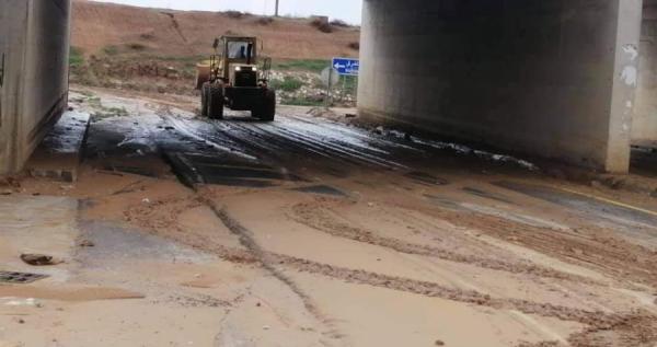 الأشغال: 60 % نسبة إنجاز تحسين نظام التصريف بنفق حوشا