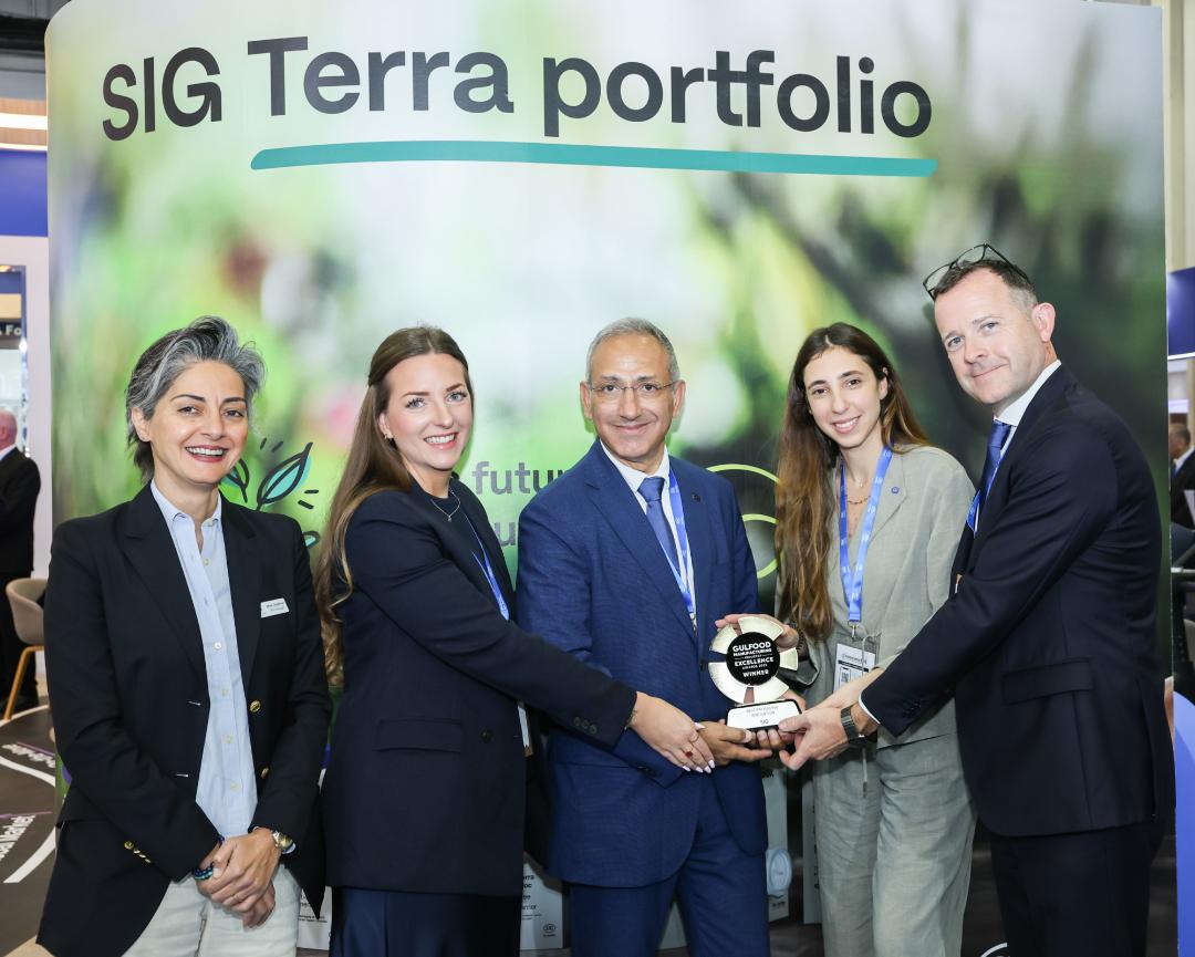 SIG تبيع تسعة خطوط تعبئة وتفوز بجائزة أفضل ابتكار في التعبئة والتغليف خلال معرض 