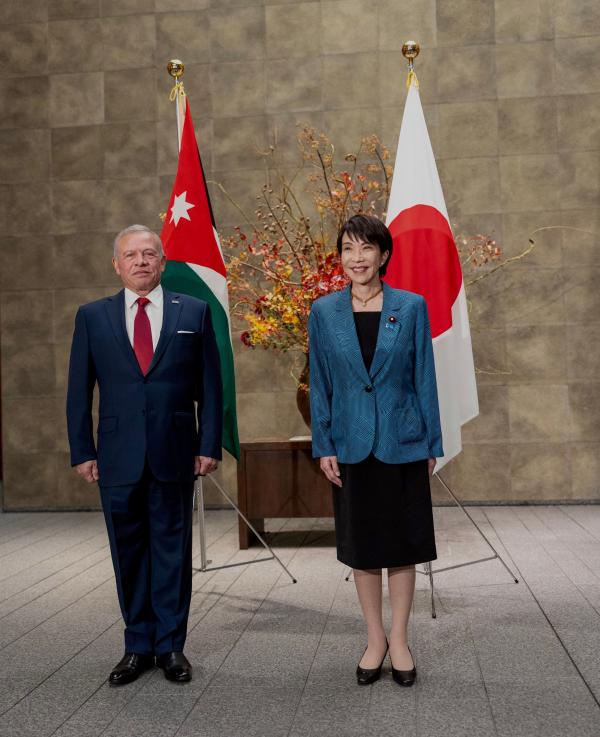 الملك: تكثيف العمل على توسيع التعاون بين الأردن واليابان