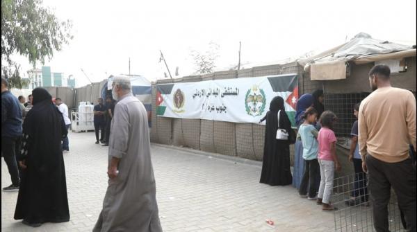 المستشفى الميداني في جنوب غزة يتعامل مع 4620 حالة بأقل من أسبوع