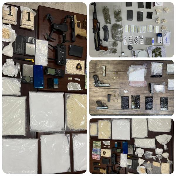 إلقاء القبض على 13 تاجراً ومهرباً للمخدرات بينهم مصنف بالخطر جداً