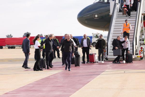 بعثة المنتخب الوطني تصل إلى عمّان بعد كأس العرب