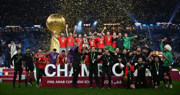 الملك يهنئ العاهل المغربي بتتويج منتخب بلاده في كأس العرب 2025