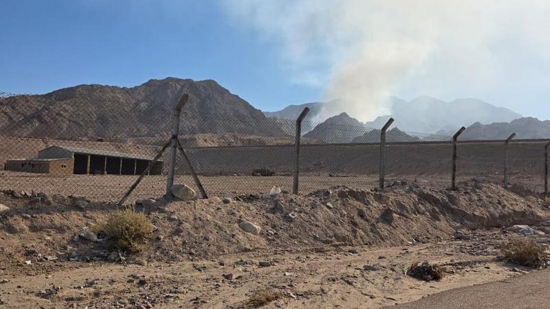 سلطة العقبة توضح حول حريق مكب نفايات قديم بين الجبال