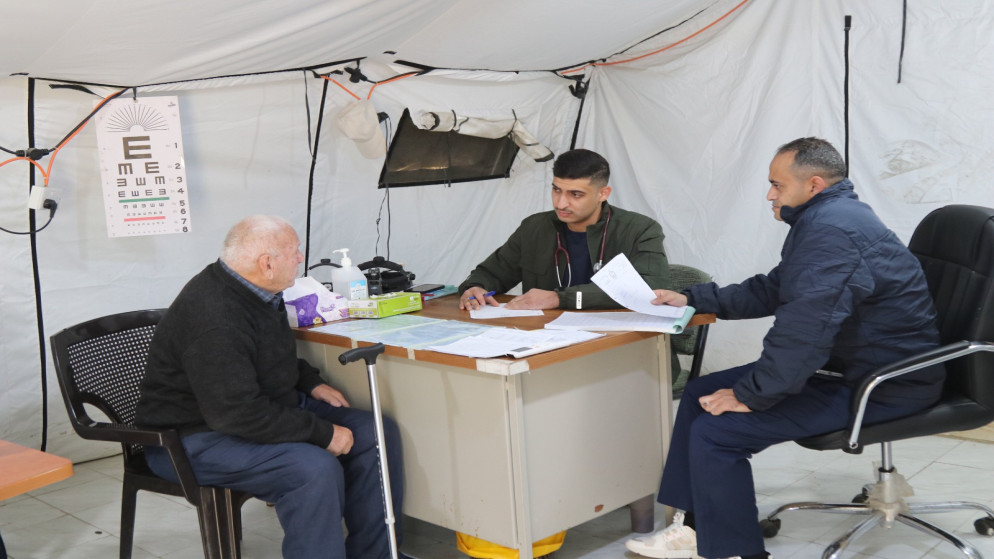 المستشفى الميداني الأردني نابلس/9 يبدأ تقديم خدماته الطبية والعلاجية