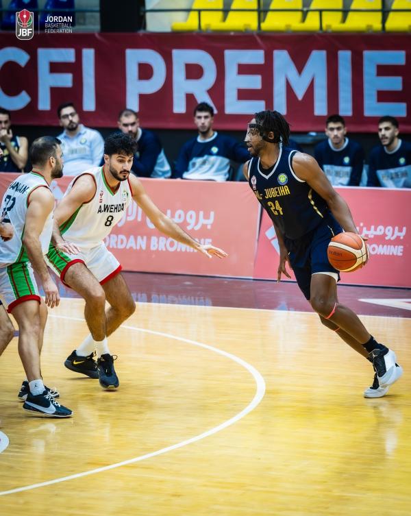 الجبيهة يتفوق على الوحدات في دوري السلة