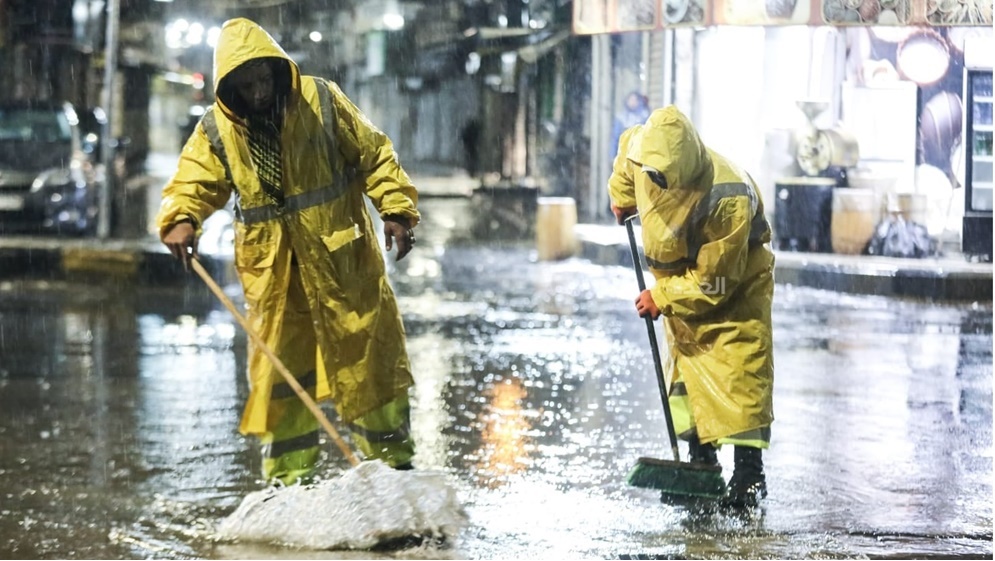 مياه اليرموك : فيضان المناهل وانسداد شبكات الصرف الصحي نتيجة ممارسات خاطئة
