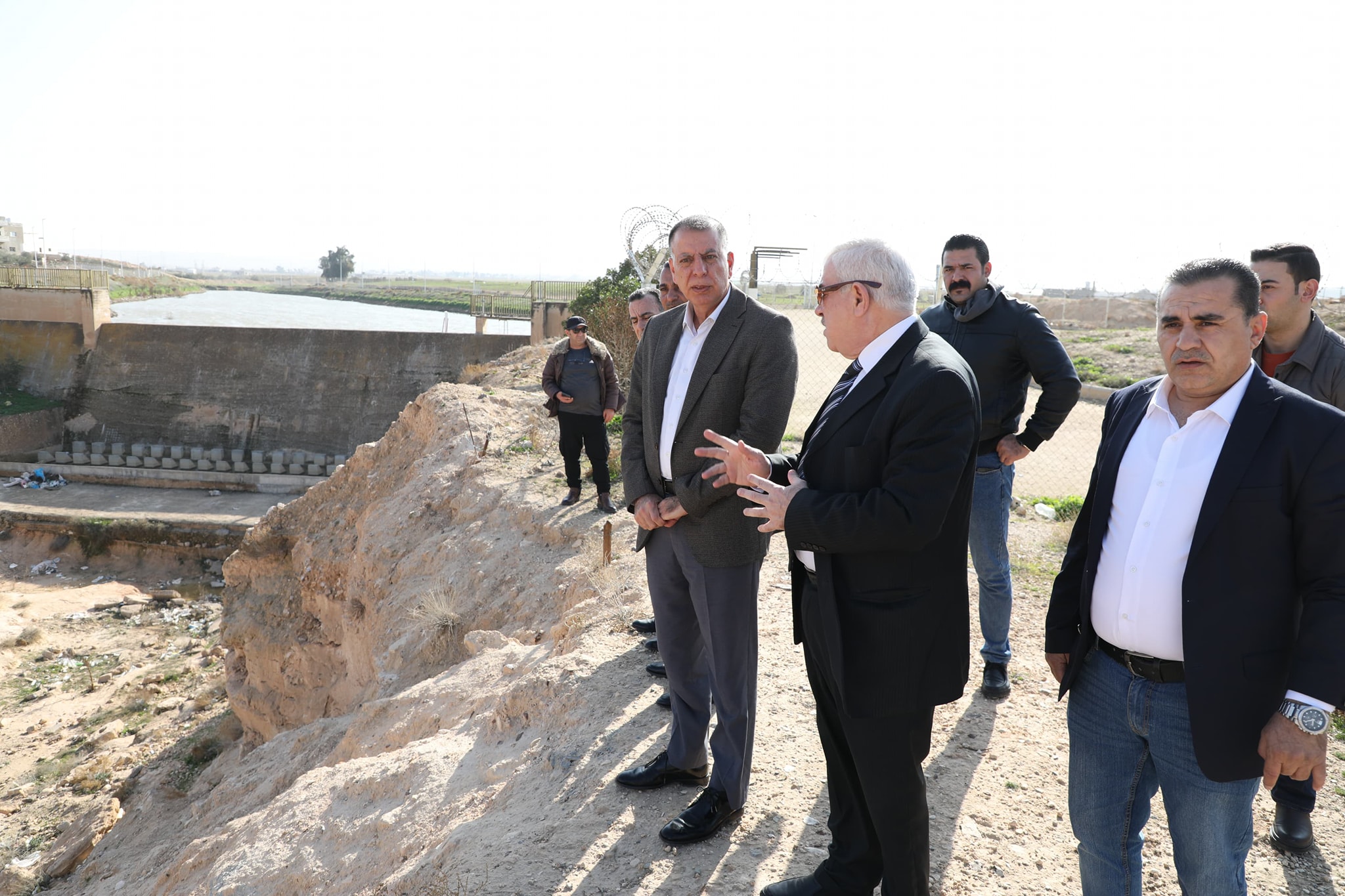وزير الداخلية يزور متصرفية لواء الرمثا ويتفقد سد البويضة