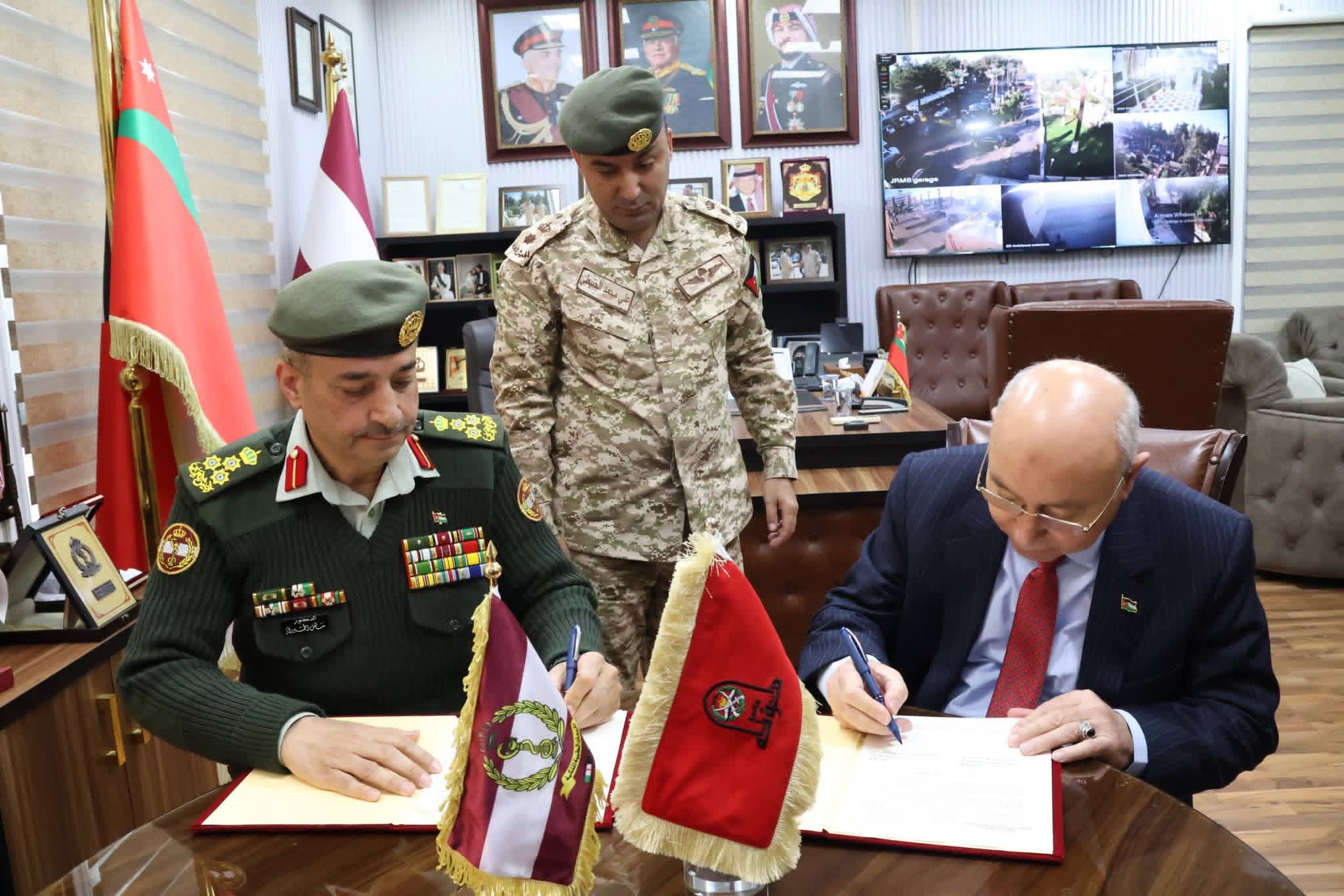 جامعة مؤتة توقّع اتفاقية تأمين صحي مع الخدمات الطبية الملكية