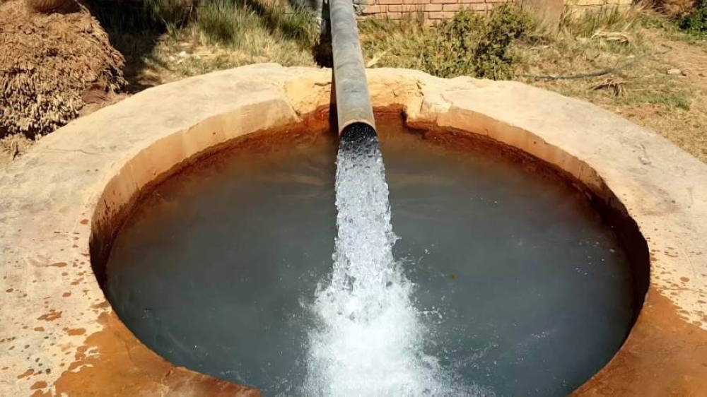 امتلاء آبار الحصاد المائي في إربد