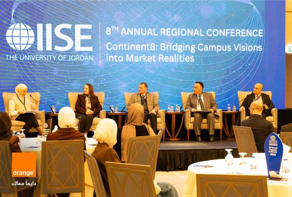 أورنج الأردن راعي الاتصالات الحصري للمؤتمر الإقليمي الثامن لمؤسسة المهندسين الصناعيين 