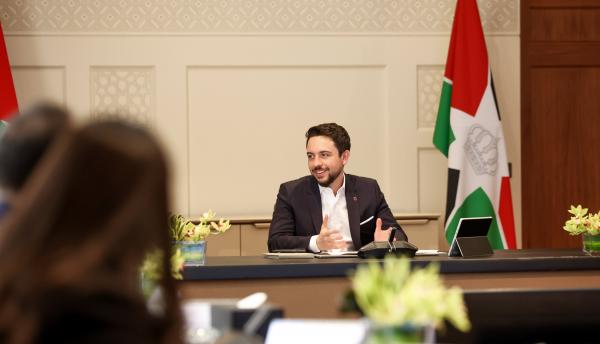 ولي العهد: أهمية تعزيز مكانة الأردن كمركز إقليمي في مجال التكنولوجيا المالية