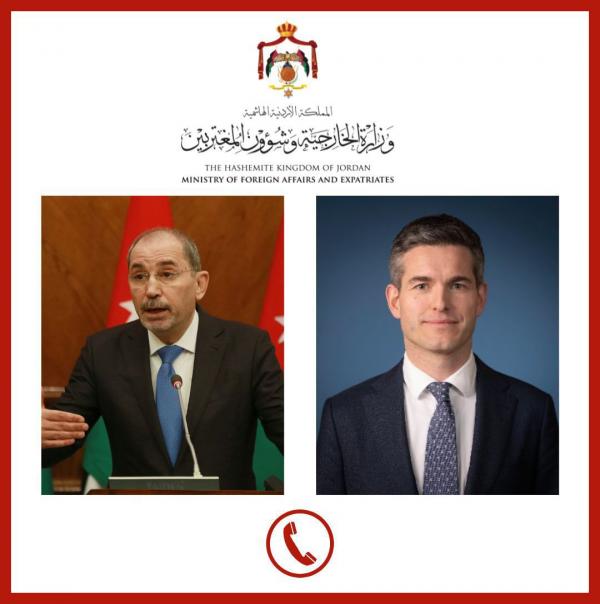 الصفدي يبحث مع نظيره الهولندي التصعيد في المنطقة وتداعياته