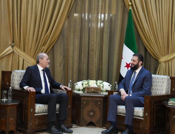 الصفدي: نمضي برؤية واضحة وإرادة قوية لتعزيز العلاقات مع سوريا