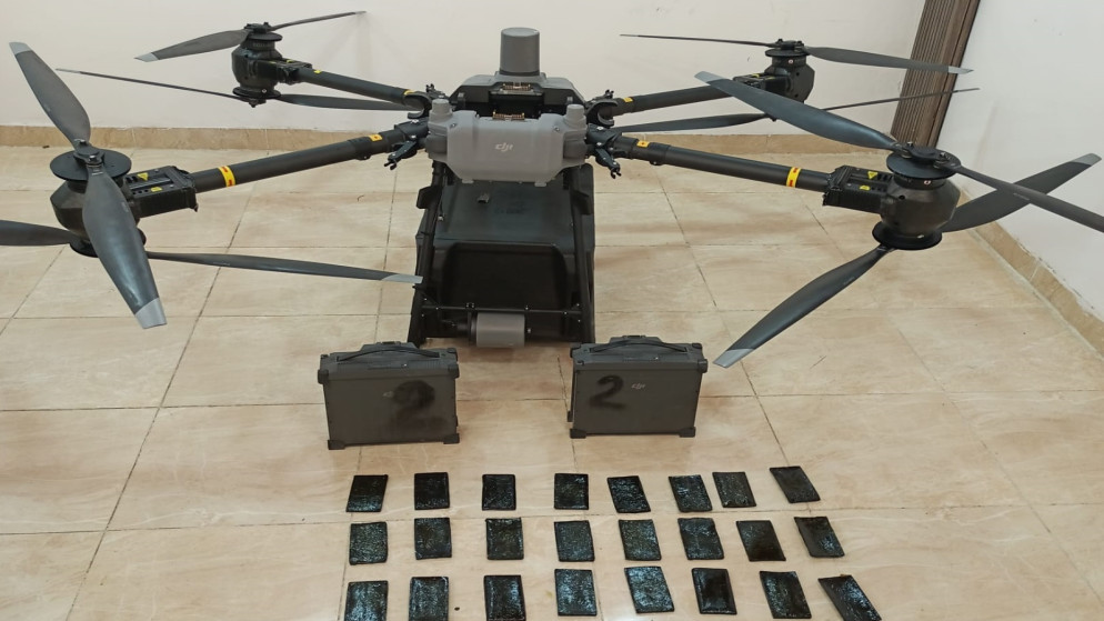 الجيش: إحباط محاولة تهريب مخدرات بواسطة طائرة مسيرة