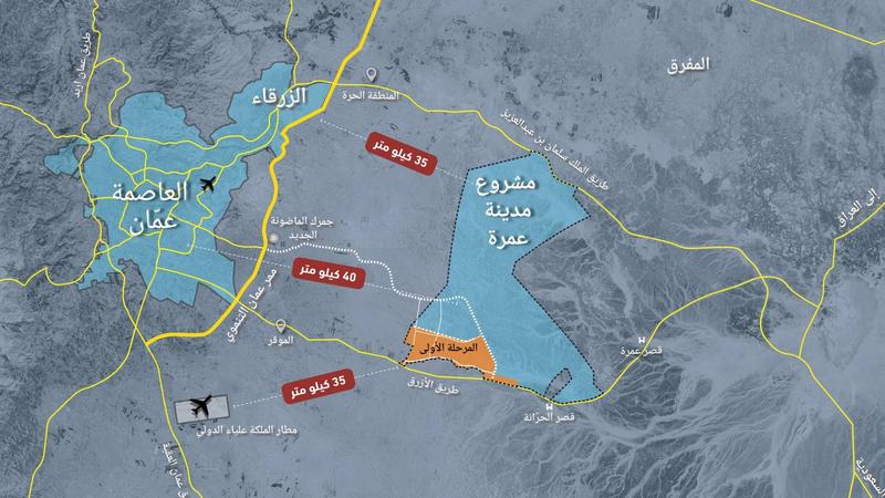 استطلاع: 80 % من الأردنيين يؤكدون أهمية مدينة عمرة