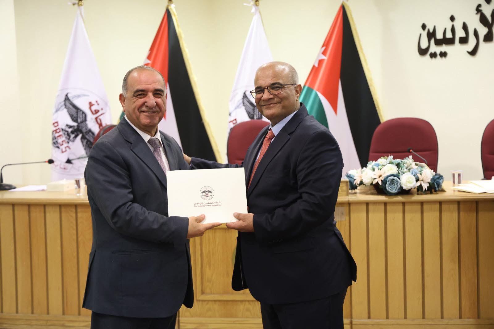 نقابة الصحفيين تكرم الفائزين بجوائز الحسين ومن أمضوا 25 عاماً عن أعوام 2022–2024