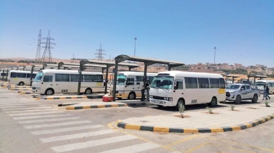 النقل البري: إطلاق مسار مثلث القصر الكرك – مجمع الجنوب عمّان 