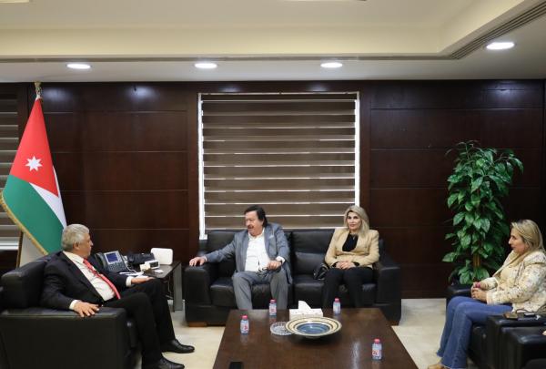 القطامين يبحث ومجلس الأعمال العراقي تنشيط التجارة وتعزيز أهمية العقبة للترانزيت