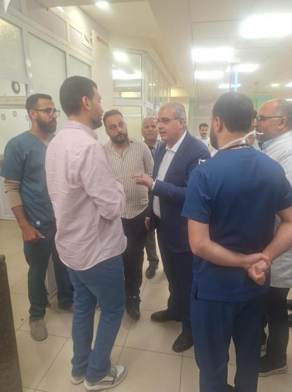 البدور في زيارة ليلية لمستشفى الأمير فيصل: خطة لتخفيف الضغط على الطوارئ