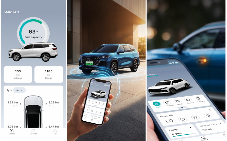 شيري تنقل تجربة سوبر هايبرد إلى مستوى جديد مع تطبيق CarLinko