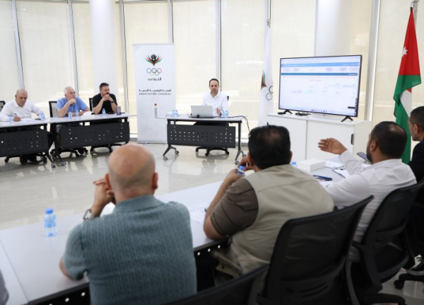اللجنة الأولمبية الأردنية تعقد ورشة حول منصة