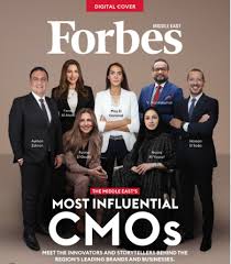7 أردنيين ضمن قائمة فوربس الشرق الأوسط لأقوى 100 رئيس تسويق