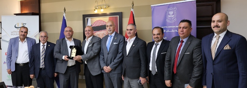 بالصور .. عمان الاهلية وسلطة المياه تبحثان آفاق التعاون المشترك