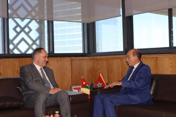 التلهوني يلتقي رئيس النيابة العامة ورئيس المحكمة الدستورية في المغرب